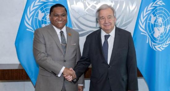 Vijitha Herath Meets UN Chief Guterres